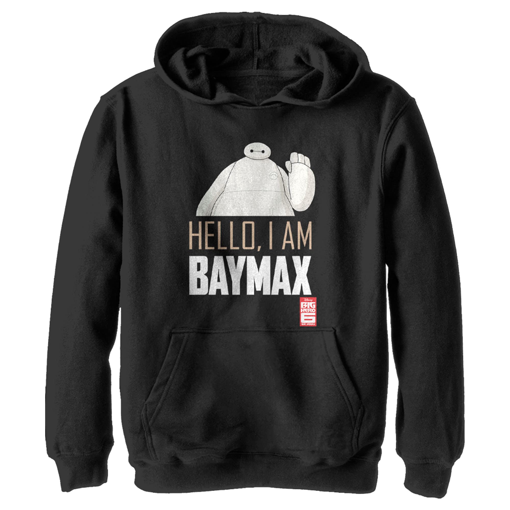 Pull à capuche Disney en polaire chaude sweat noir Baymax taille S - 4