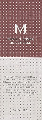 Miniatura 2 de MISSHA - Crema BB M de cobertura perfecta con SPF 42 Pa+++, No.23 Beige natural, 0.68 onzas líquidas