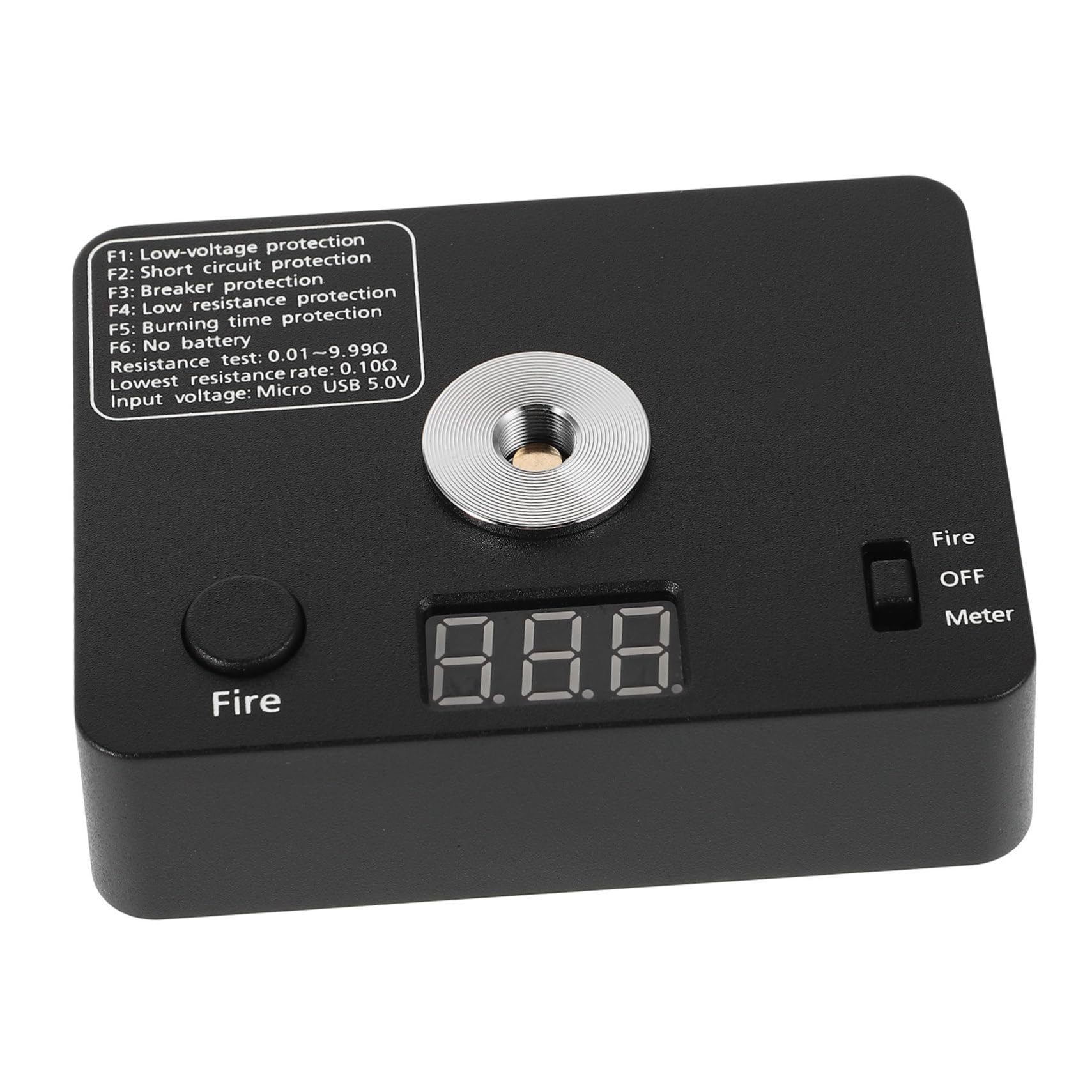 Testeur de résistance ohm électrique ABOOFAN pour circuits - 8