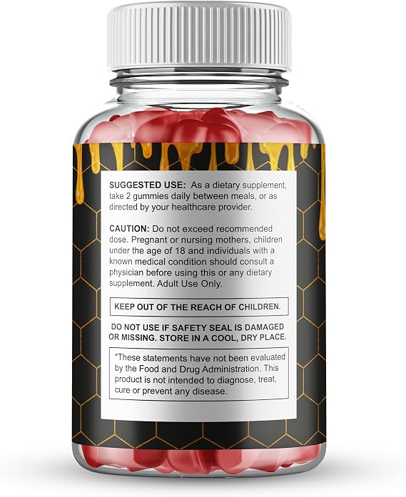 Alpha Honey Gummies, Official AlphaHoney Supplement Gummy - Maximum Strength, All Natural Formula for Energy, Stamina & Performance, Advanced Formula AlphaHoney Health Support Reviews (3 Pack)