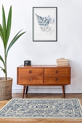 Miniatura 10 de RUGGABLE Delphina Alfombra lavable, perfecta alfombra vintage para sala de estar, dormitorio, cocina, apta para mascotas y niños, no tóxica,