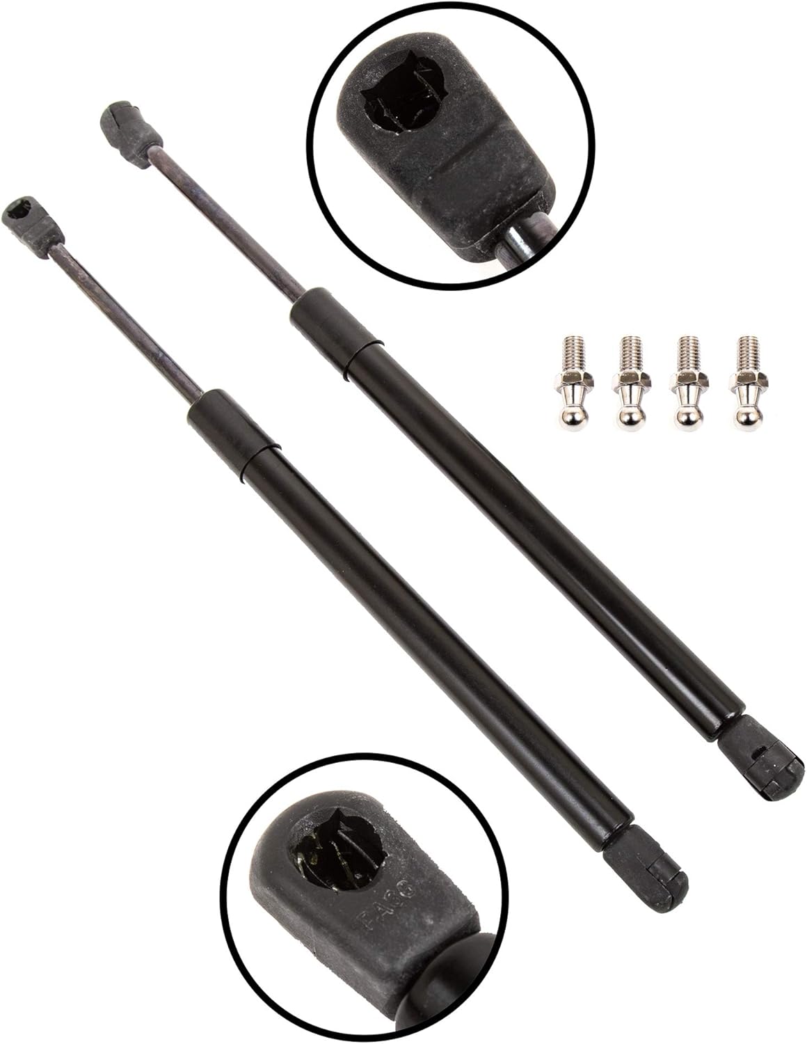 Evergreen E10039 2pcs Gas Charged Rear Glass Window Lift