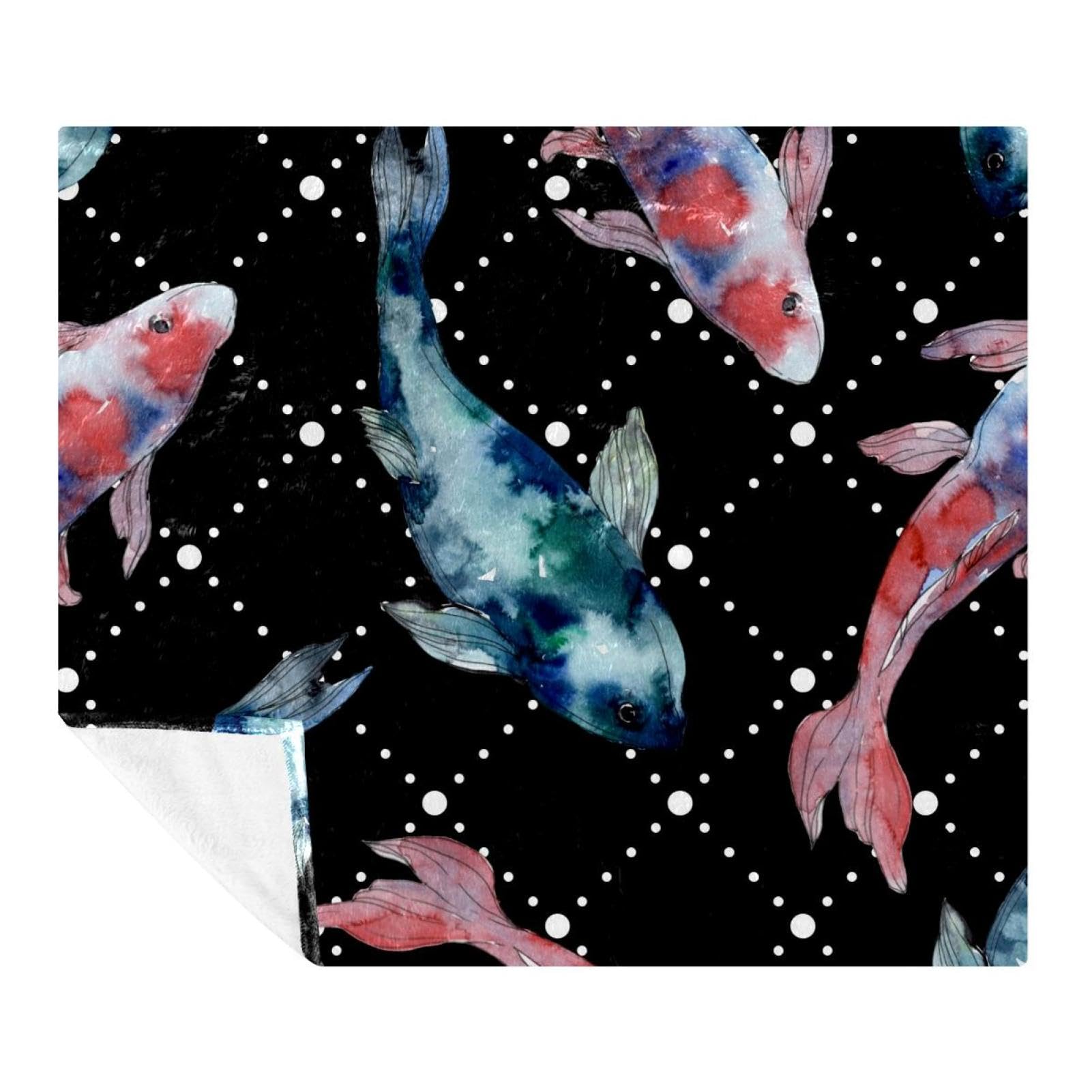 Couverture polaire de qualité supérieure à pois pour lit et sofa design