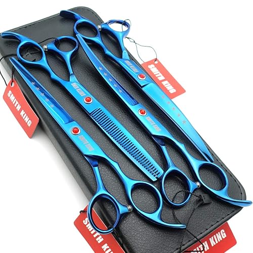 Tijeras para el cuidado de perros, rectas para perros, tijeras de adelgazamiento para perros, tijeras curvas