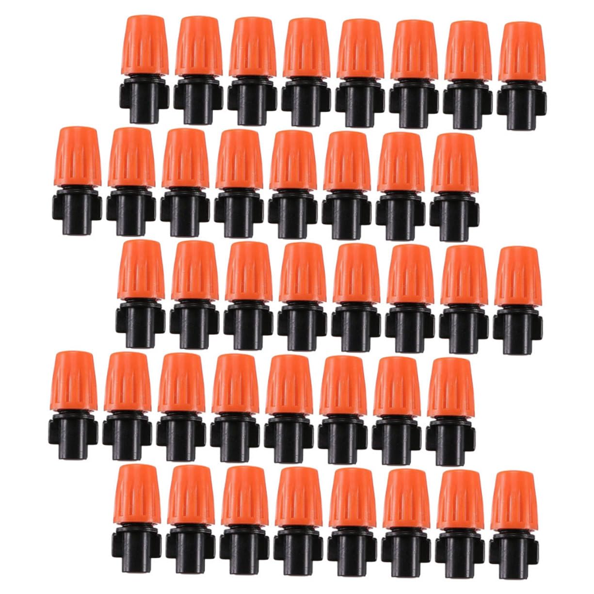 Sosoport 5 Set Di Ugelli Di Nebulizzazione Regolabili Per Irrigazione A Goccia Per Tubo Da Giardino 40 Pezzi * 5