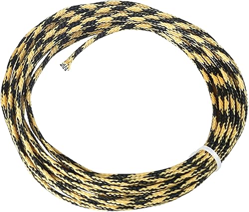 Miniatura 22 de Othmro Fundas de cable trenzadas flexibles de PET de 16.4 pies de longitud, 0.62 pulgadas de ancho, fundas de malla de alambre flexibles para TV,
