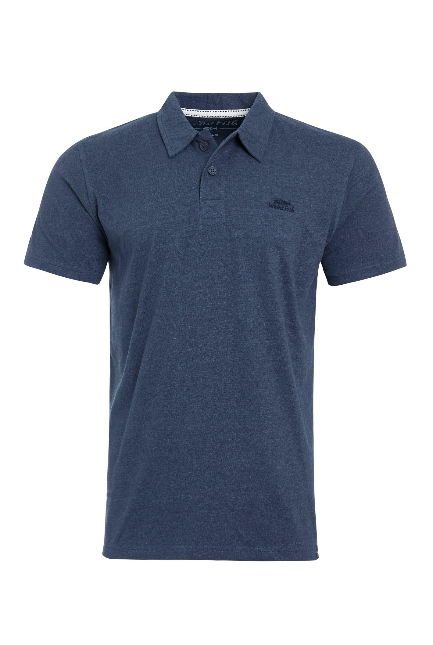 Weird Fish Men's Navy Jetstream Branded Polo Medium