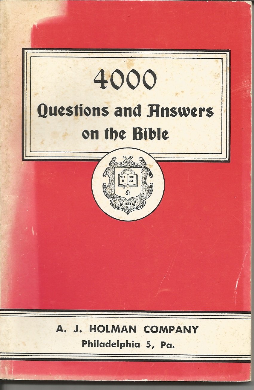 4000 Questions and Answers on the Bible: Unknown: Amazon.com: Books