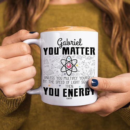 Vista 17 de CUBICER Tazas de café personalizadas con frases divertidas, vasos de hongos barbudos, nombre personalizado, tío de cerámica blanca, novedad, tazas
