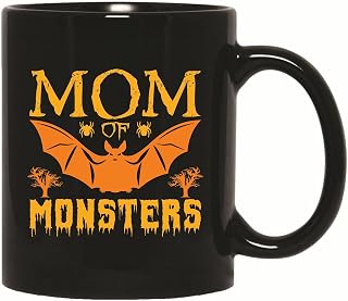 Gift For Mom Who Loves Halloween Monster mug 11oz 15oz Black Coffee Mug