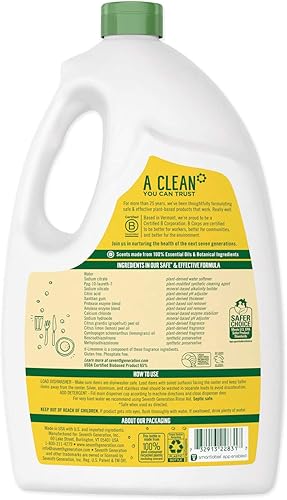 Miniatura 3 de Seventh Generation Lemon Auto Gel para lavavajillas, 70 oz