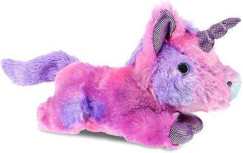 Miniatura 1 de DolliBu Peluche Monday de unicornio rosa  Unicornio mentiroso suave abrazable, juguete de peluche para jugar, lindos regalos de animales para niños