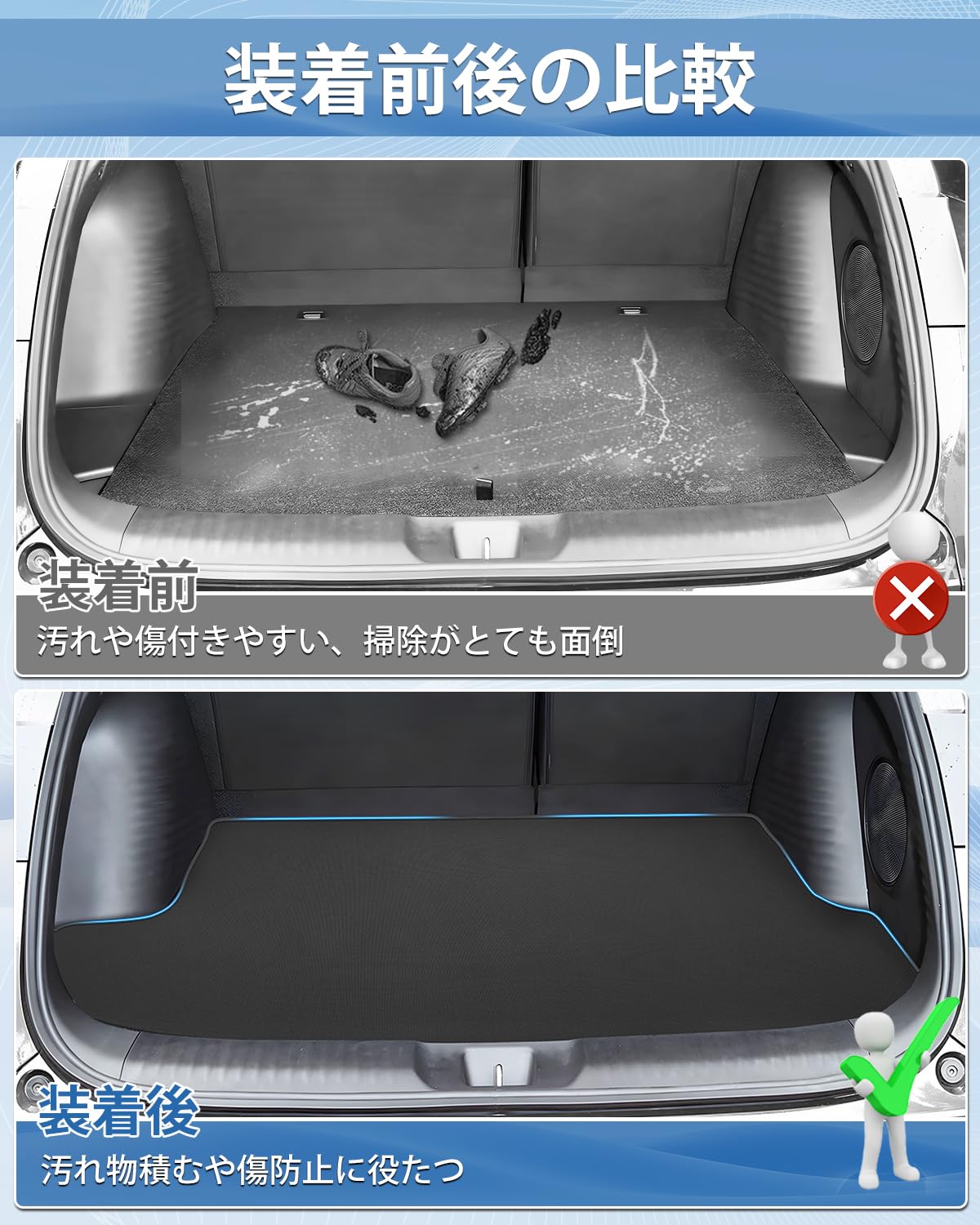 Amazon.co.jp: Mixsuper ホンダ 新型 ZR-V RZ系 ラゲッジマット 2D