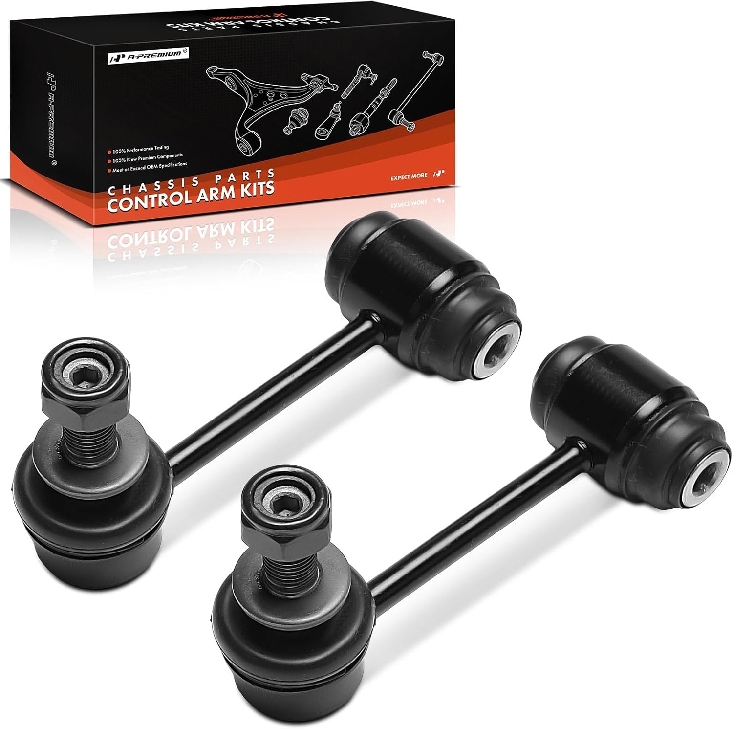 A-Premium 2 x Rear Sway Bar Links Stabilizer Bar Links, Compatible with Lexus GS300 2006, GS350 2007-2011, GS430 2006-2007, GS450h 2007-2011, GS460 2008-2011, IS F 2008-2014, IS250/IS350 2006-2015