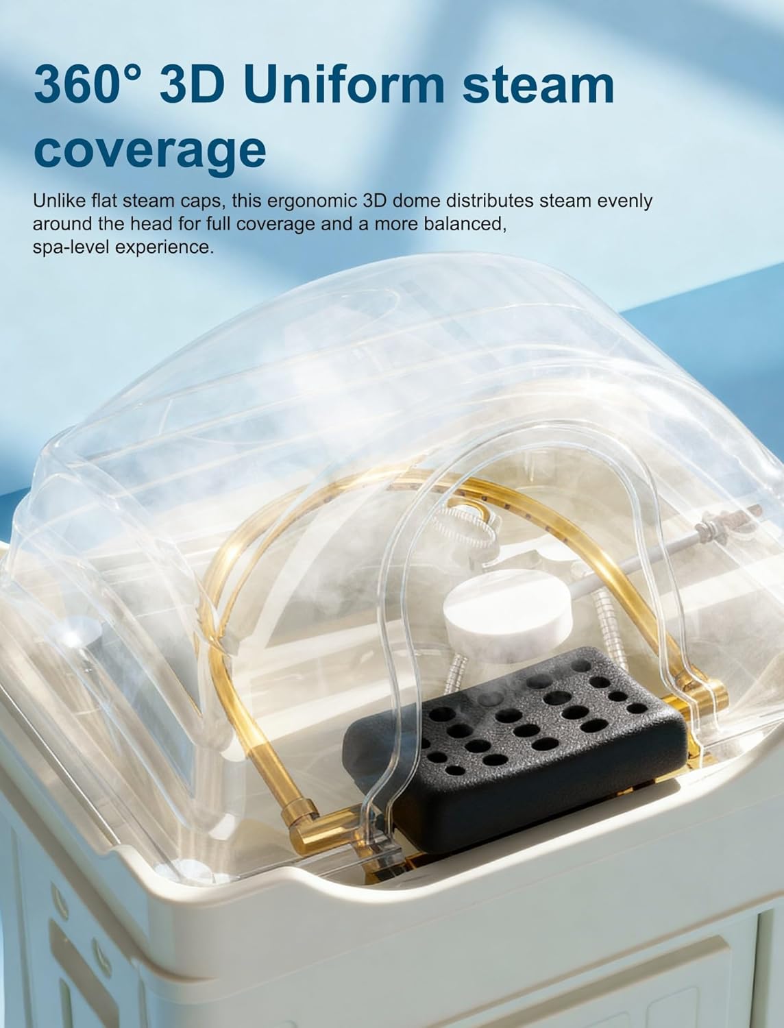 Head Spa Equipment Kit - Portable Timed Head Spa Upgrated Fumigator, Remote Control, Fumigation Cover, Herbal Box & Accessories, for Salon, Barber Shop, Home (Dedicated Accessories)