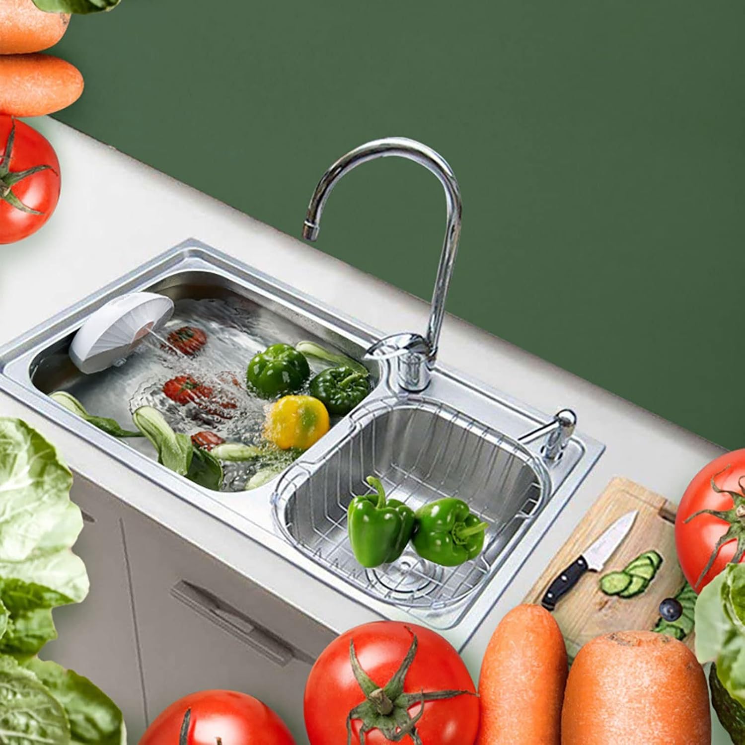 食洗機， ミニ充電式食器洗い機の携帯用フルーツクリーナー高圧波食器洗い機 USB食器洗い機 (Color : 【美容院】 Meta