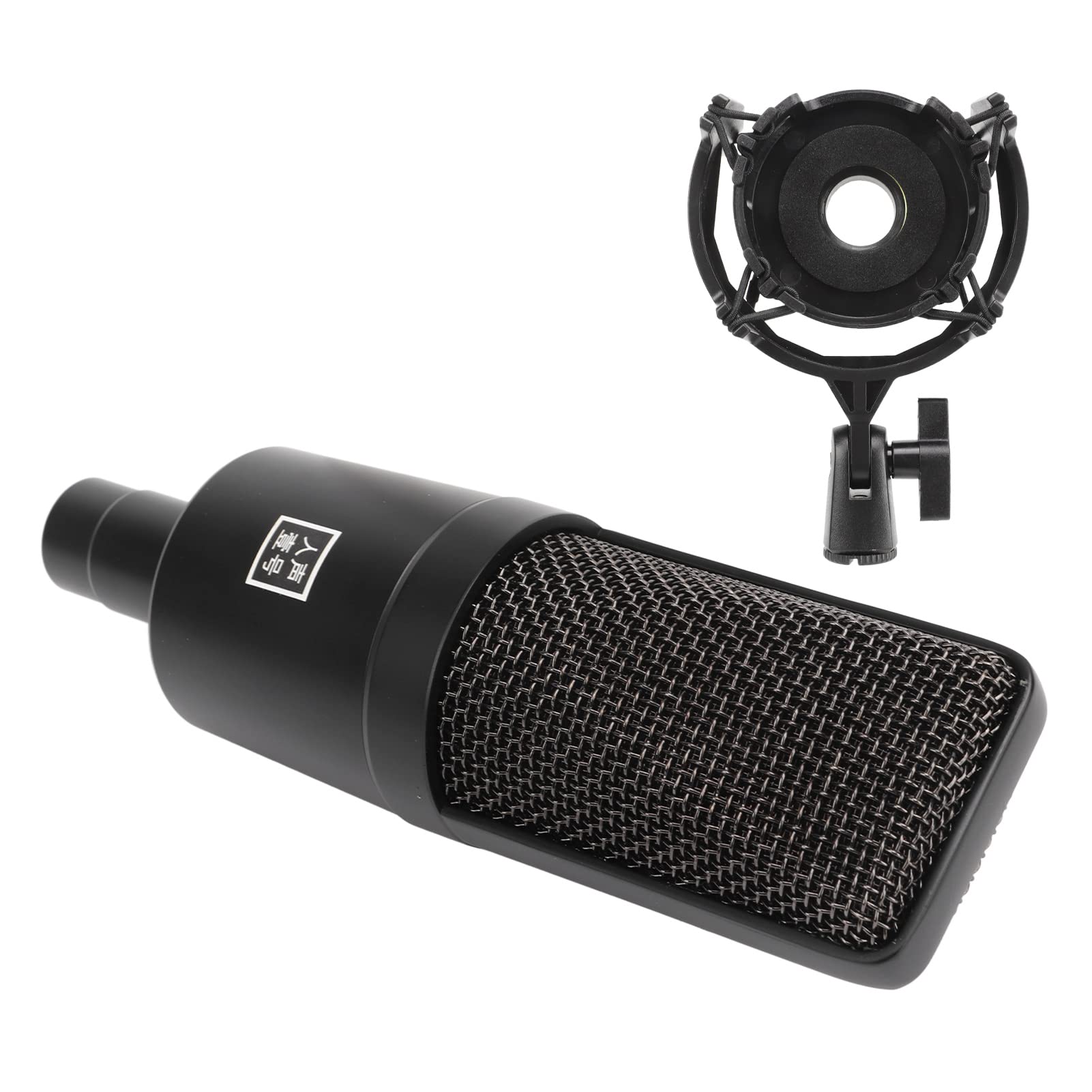 Mikrofon, Mikrofon Przewodowy Mikrofon Kardioidalny Cnser z Mocowaniem Amortyzującym do S Podcasting Streaming Broadcasting Asmr