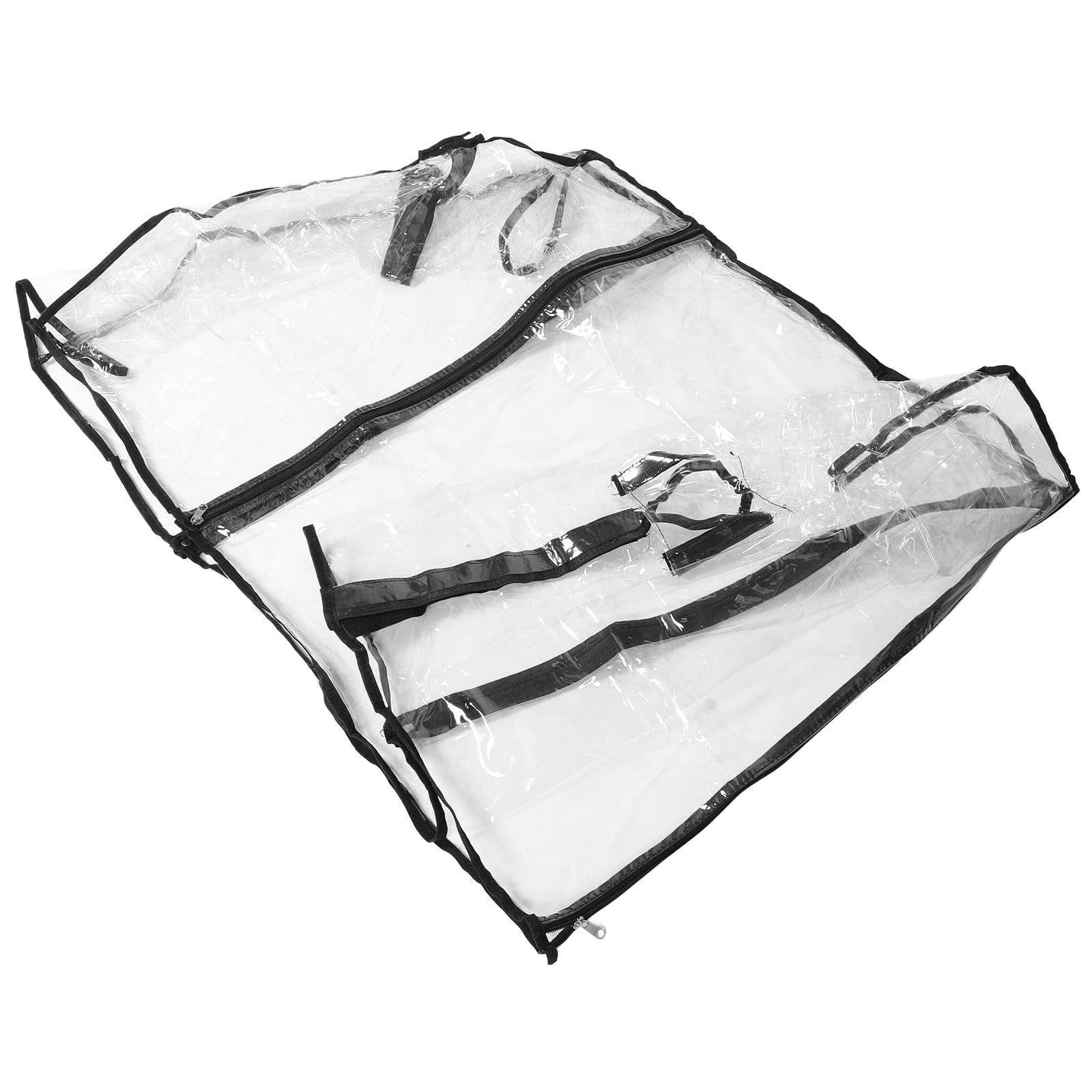 Wagenabdeckung und Gartenwagen für Camping aus PVC | Transparente Abdeckung, Faltbare Befestigung für Hand Cart und Outdoor Einsatz, Herbst Mottoparty