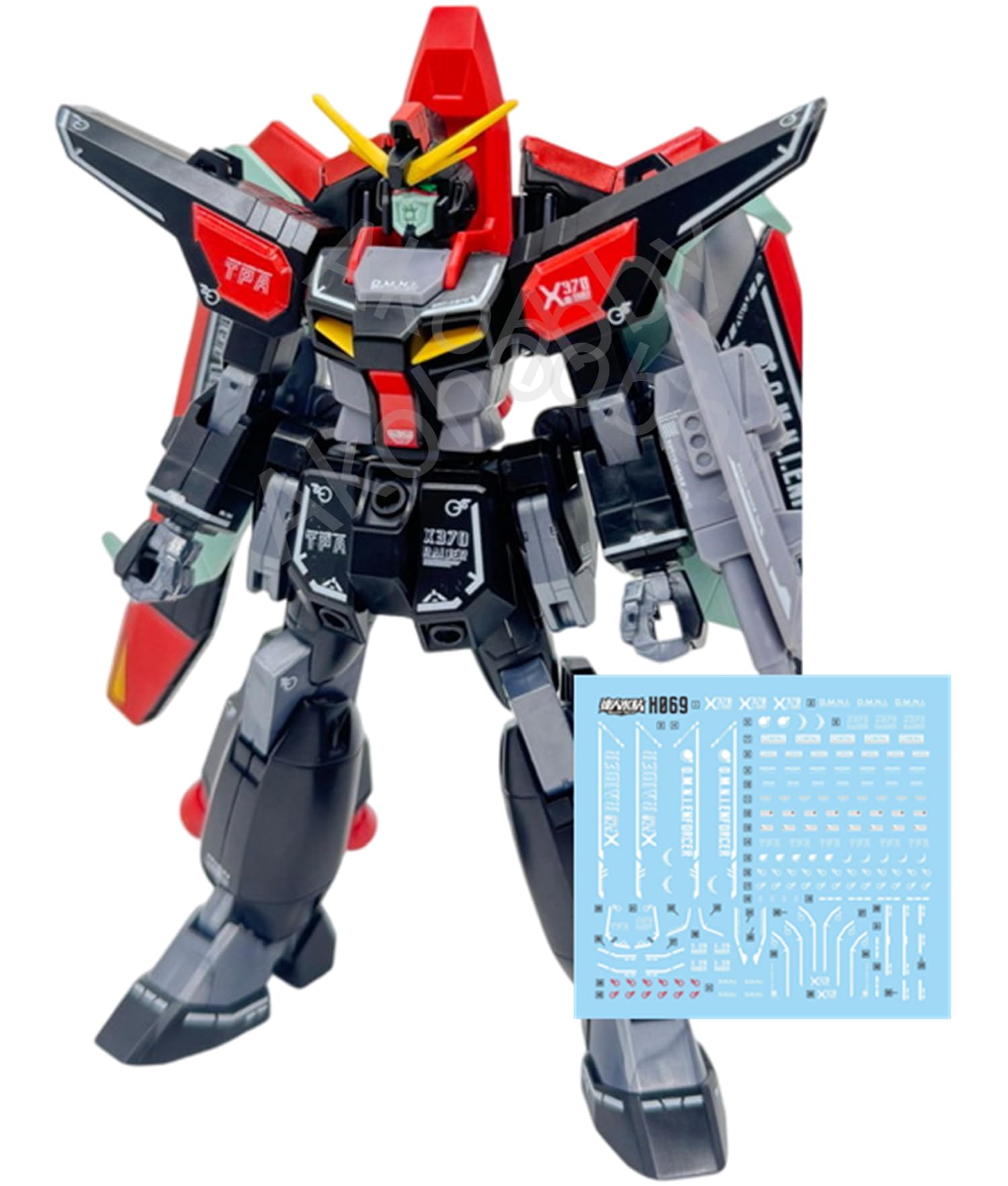 Amazon | HG レイダーガンダム GAT-X370 デカール 蛍光 水転写式 専用