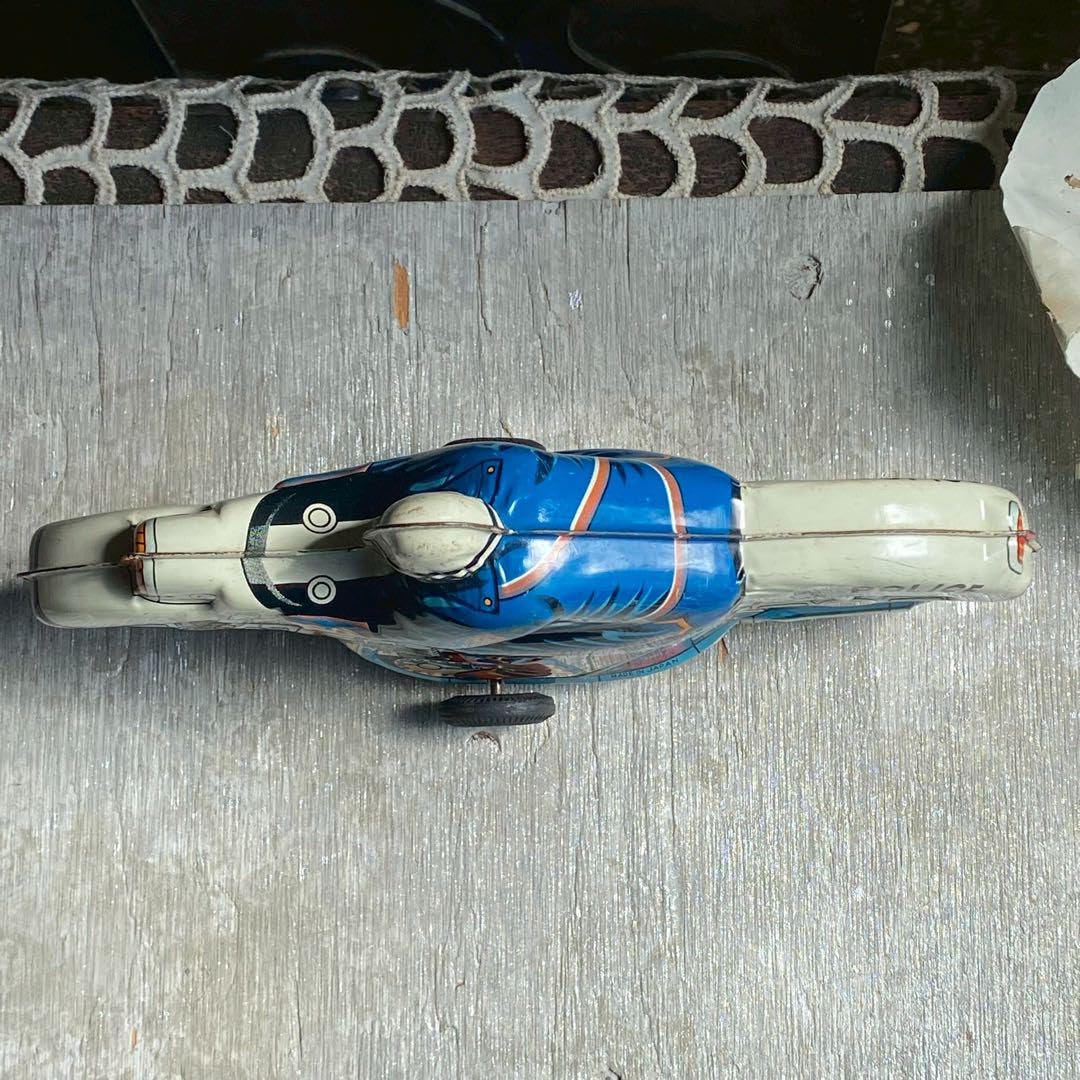 Amazon.co.jp: 希少 ブリキ 昭和レトロ 白バイ おもちゃ 玩具