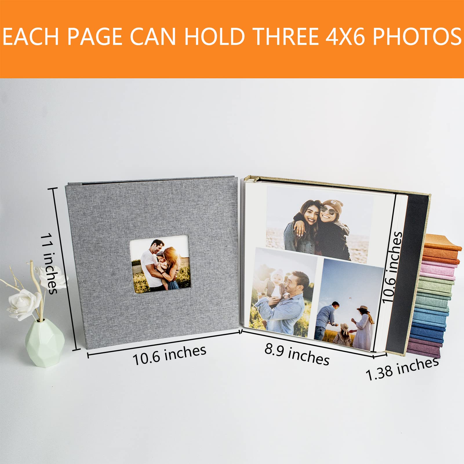 Photo Album Self Adhesive Pages For 4x6 5x7 8x10