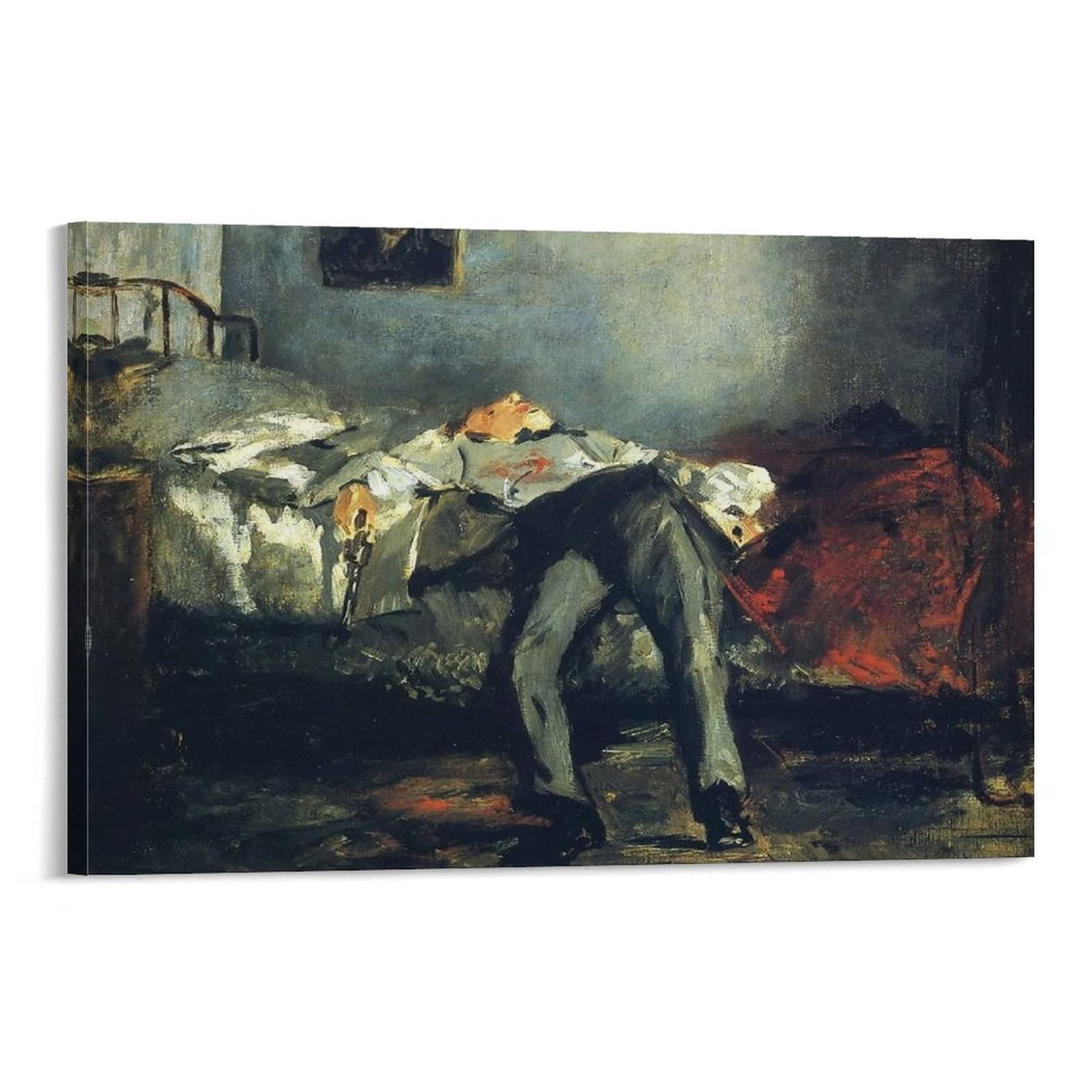 Amazon.co.jp: Edouard Manetエドゥアール・マネ絵画作品『自殺