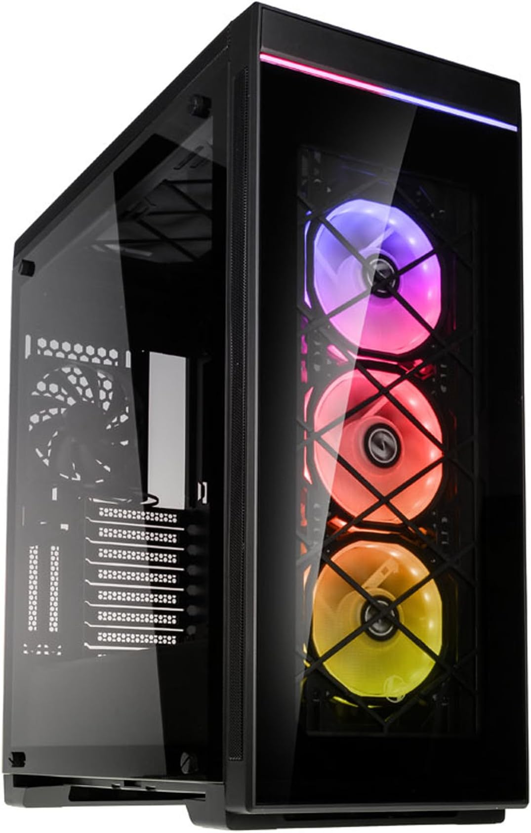 Lian Li ALPHA Series 550 550X Black Tempered Glass ATX Mid Tower PC Case