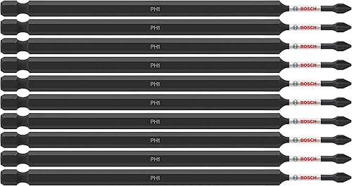 Miniatura 10 de BOSCH ITPH21B Paquete de 10 unidades de 1 pulgada. Phillips #2 Impact Tough Destornillador Brocas de Inserción