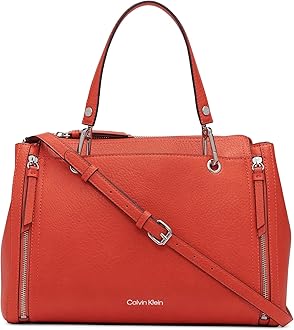 Calvin KleinReyna Novelty Satchel, Caramel Combo, One Size