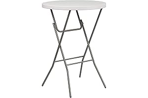 Kathryn 2.63' Round Folding Bar Height Table