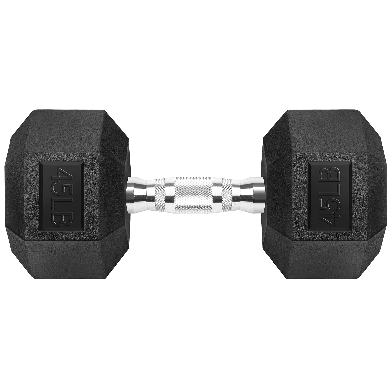 hex dumbbells rubber coated cast iron hex black dumbbell free weights for exercises