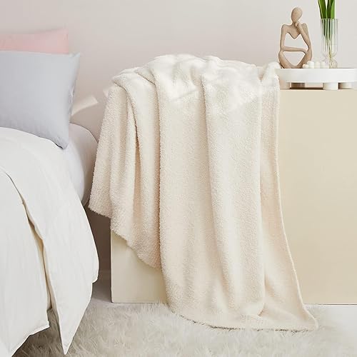 Vista 97 de CYMULA Manta de punto para sofá, color gris oscuro, súper suave, ligera, esponjosa, acogedora, para sofá cama, 50 x 60 pulgadas