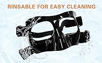 Vista 8 de Protector de nariz para nariz rota, máscaras protectoras para baloncesto y deportes de fútbol, máscara facial ajustable con acolchado de espuma