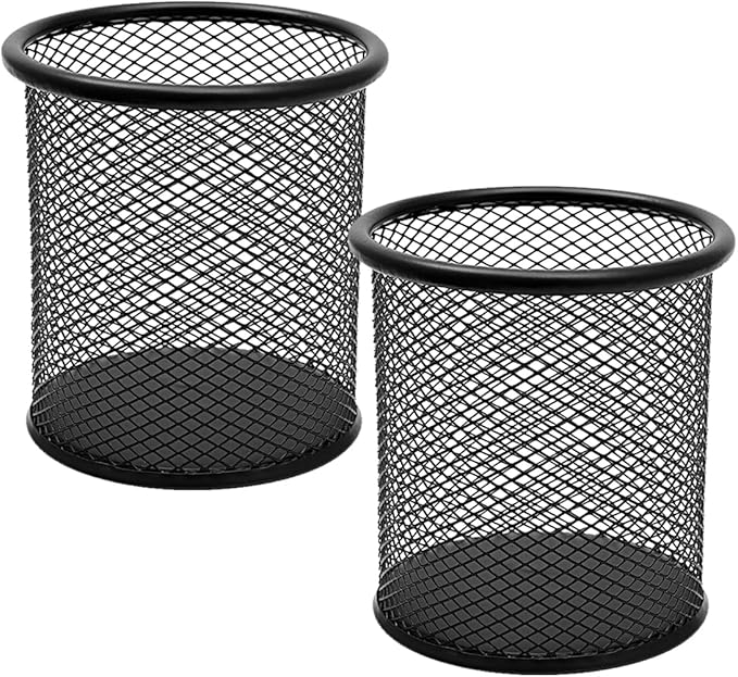 DIFIT Pen Holder, Wire Metal Pen Holder, Black Pen Holder, Pen Box