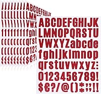 Vista 13 de 500 piezas de 10 hojas de calcomanías de letras, calcomanías de números de buzón de vinilo autoadhesivas impermeables, calcomanías de números