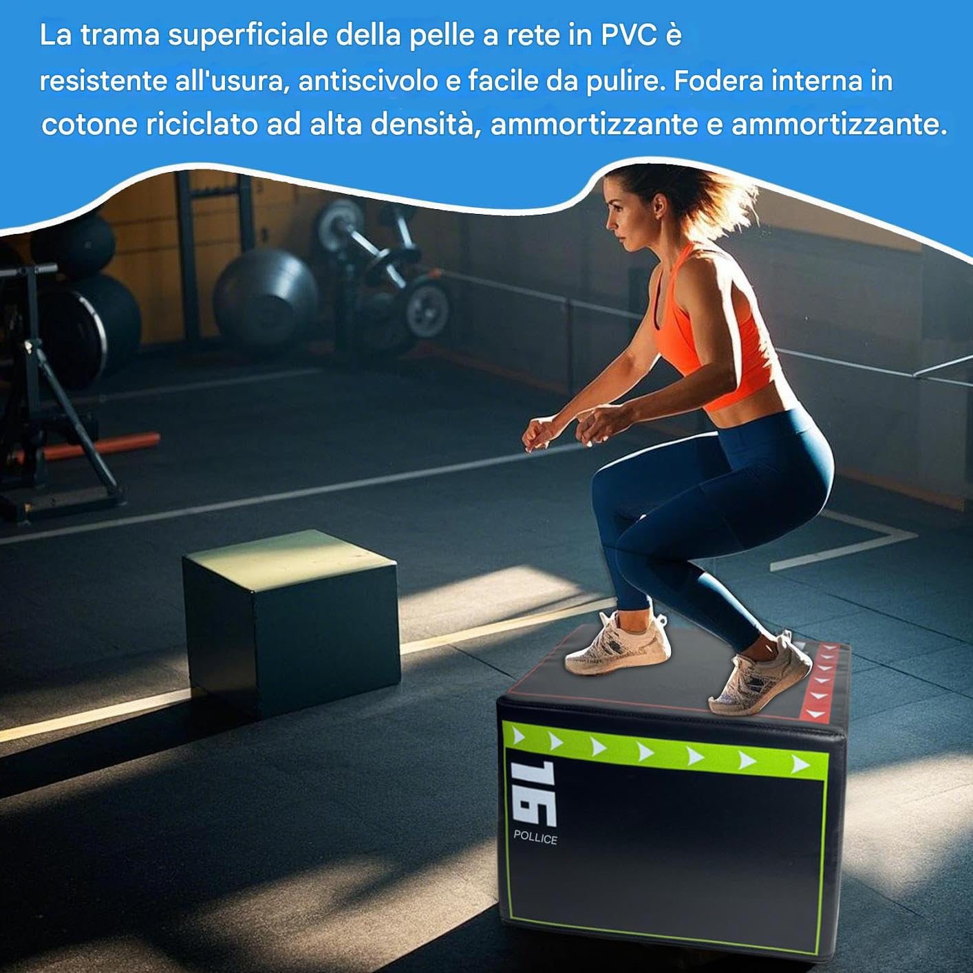 Sprungbox für das Training Sprungtrainingsgerät, Kreatives Trainingszubehör | Sprungkraft-Box Fitnessgeräte und Zubehör für Krafttraining und vielseitige Übungen im Home Gym