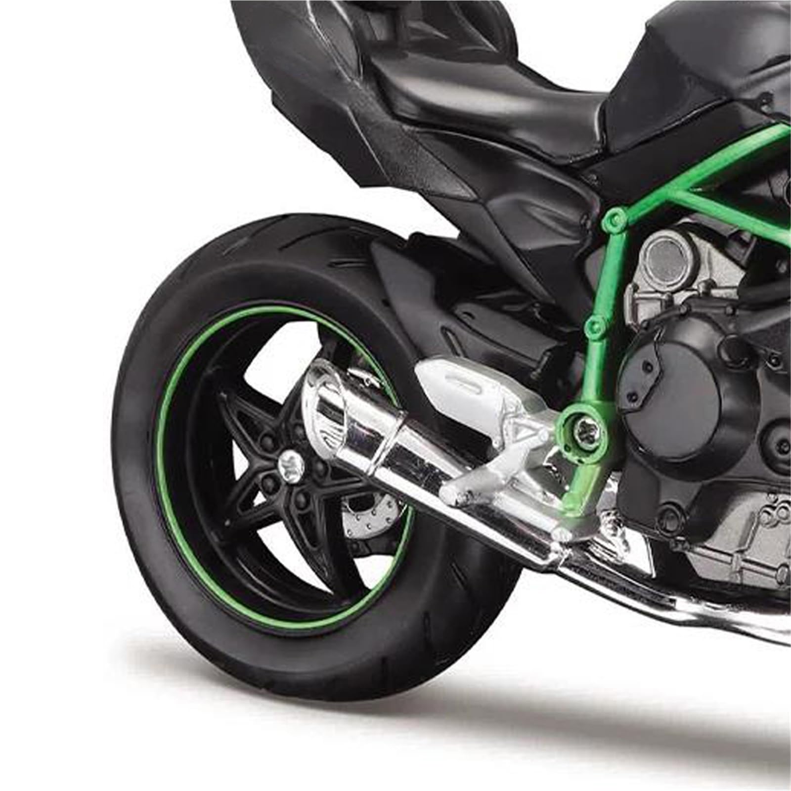 Modelo de Motocicleta Serie Mini Moto 1:12 para Kawasaki H2R Colección De Autos Juguete Modelo Motocicleta Adornos Y Regalos