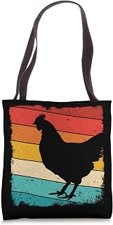 Chicken Vintage Farming Farm Animal Chicks Meat Chicken Fan Tote Bag