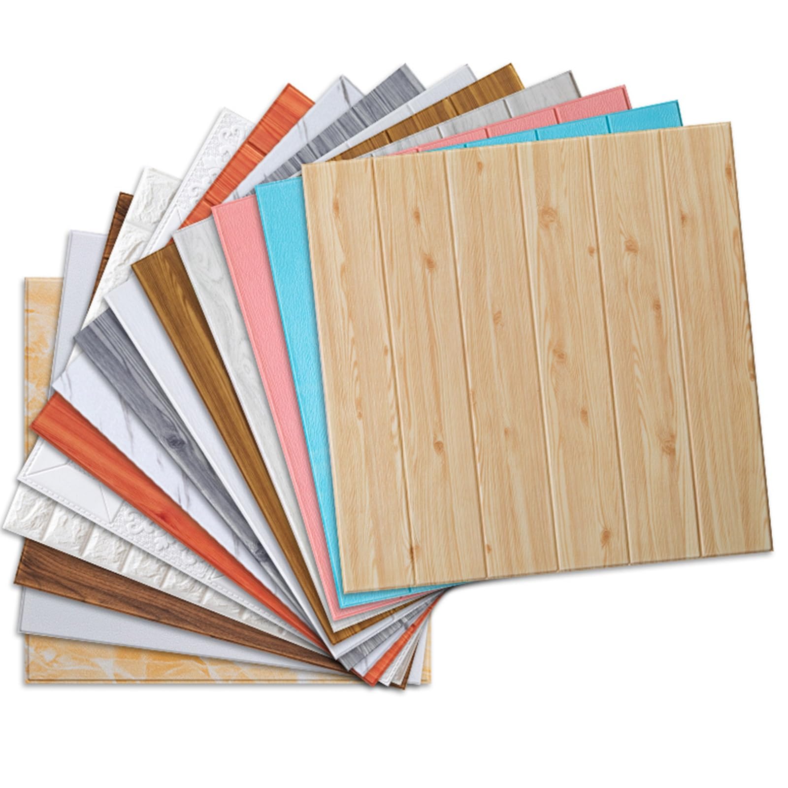 Carta da Parati 3D, Carta da Parati Autoadesiva, Autoadesiva, Adatta per Il Fai da Te, Impermeabile, Adatta per Soggiorno, Camera da Letto, 70 X 70 Cm(F,70cm/27.5in 10pcs)