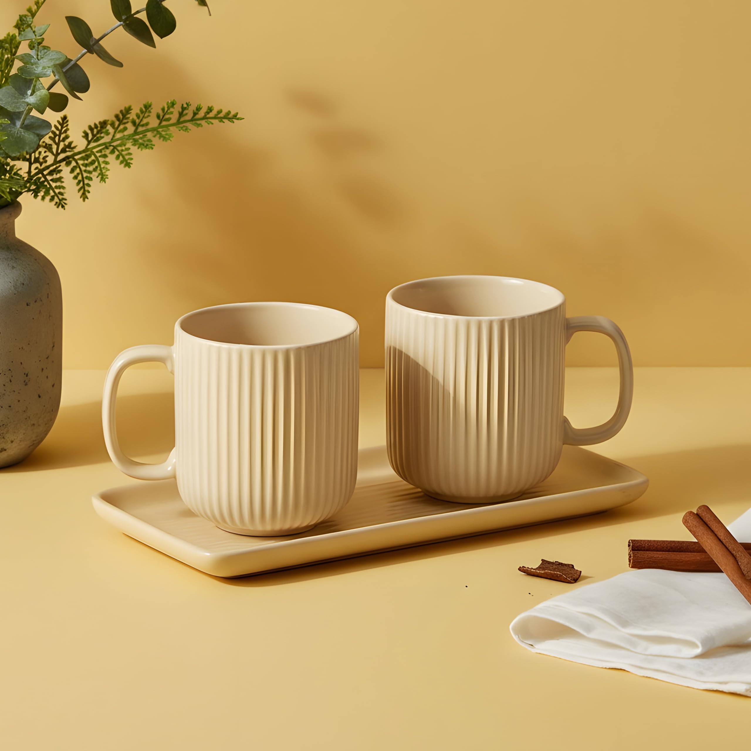 CRAF10 SkyBlue Ceramic Coffee Mugs - Set of 2 -26
