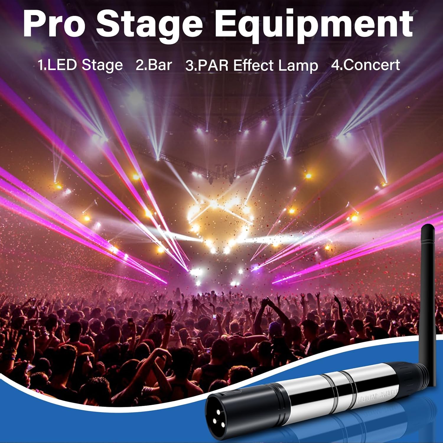 ALIEN 2.4G sans fil DMX 512 contrôleur récepteur émetteur écran LCD