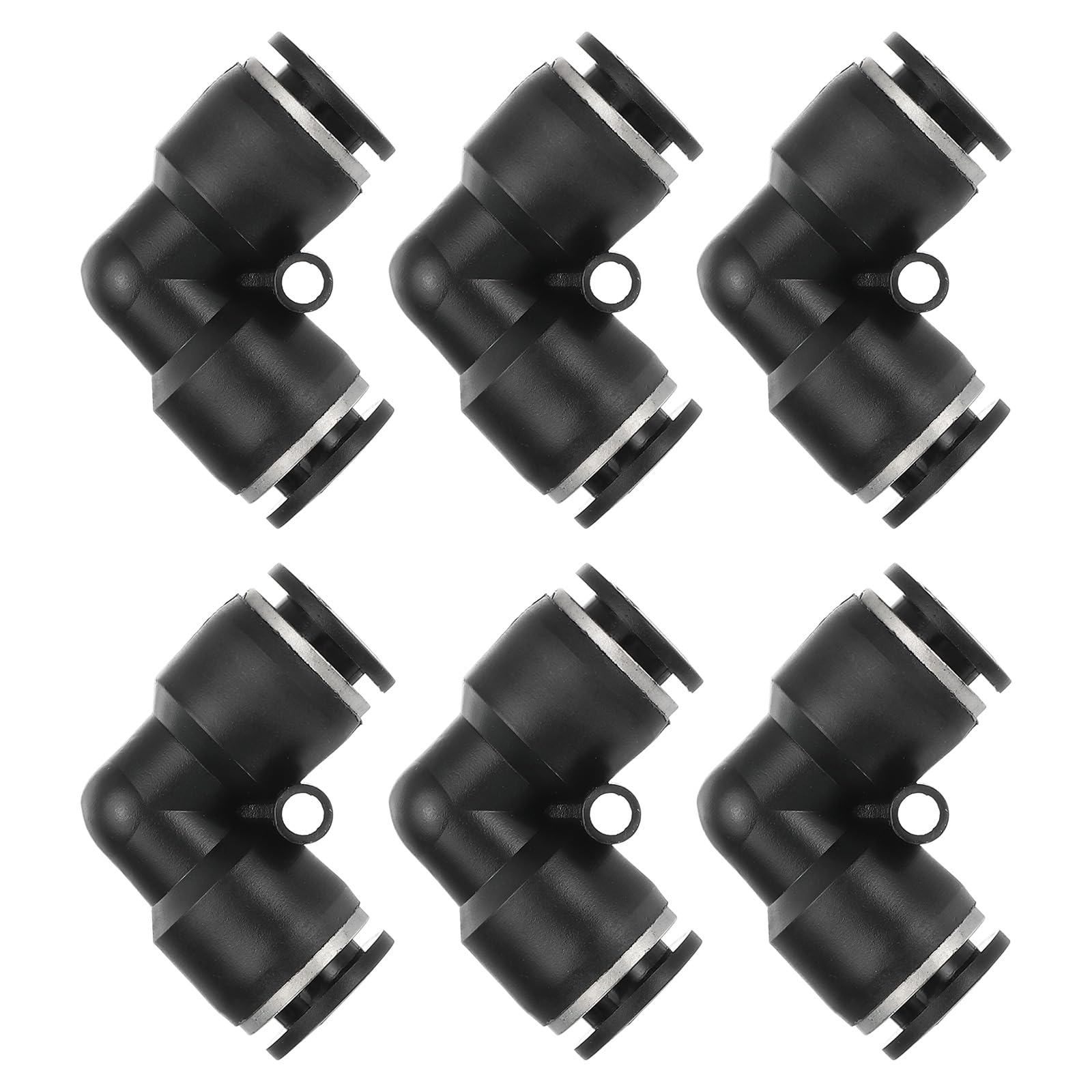 Raccord coudé pneumatique à verrouillage rapide étanchéité durable lot de 6