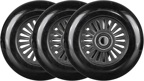 Miniatura 2 de AOWESM Easy Roller Ruedas de repuesto con rodamientos ABEC-9 para Ez Rollers Classic Drifter Junior New Twist On A Classic Scooters - Juego de 3