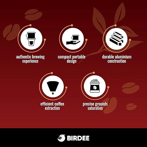 Miniatura 8 de Juego de filtros de café vietnamita de alta calidad, color negro, pequeño filtro Phin para café molido, cafetera portátil para camping, filtro de