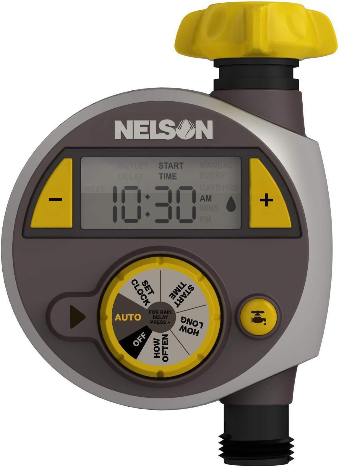 Nelson56607 Timer with LCD Screen, Large