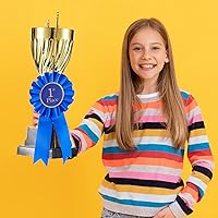 Vista 7 de Lewtemi Juego de rosetas de cinta de premio 1er, 2do y tercer lugar, medalla de premio de mención honorífica (4 piezas)