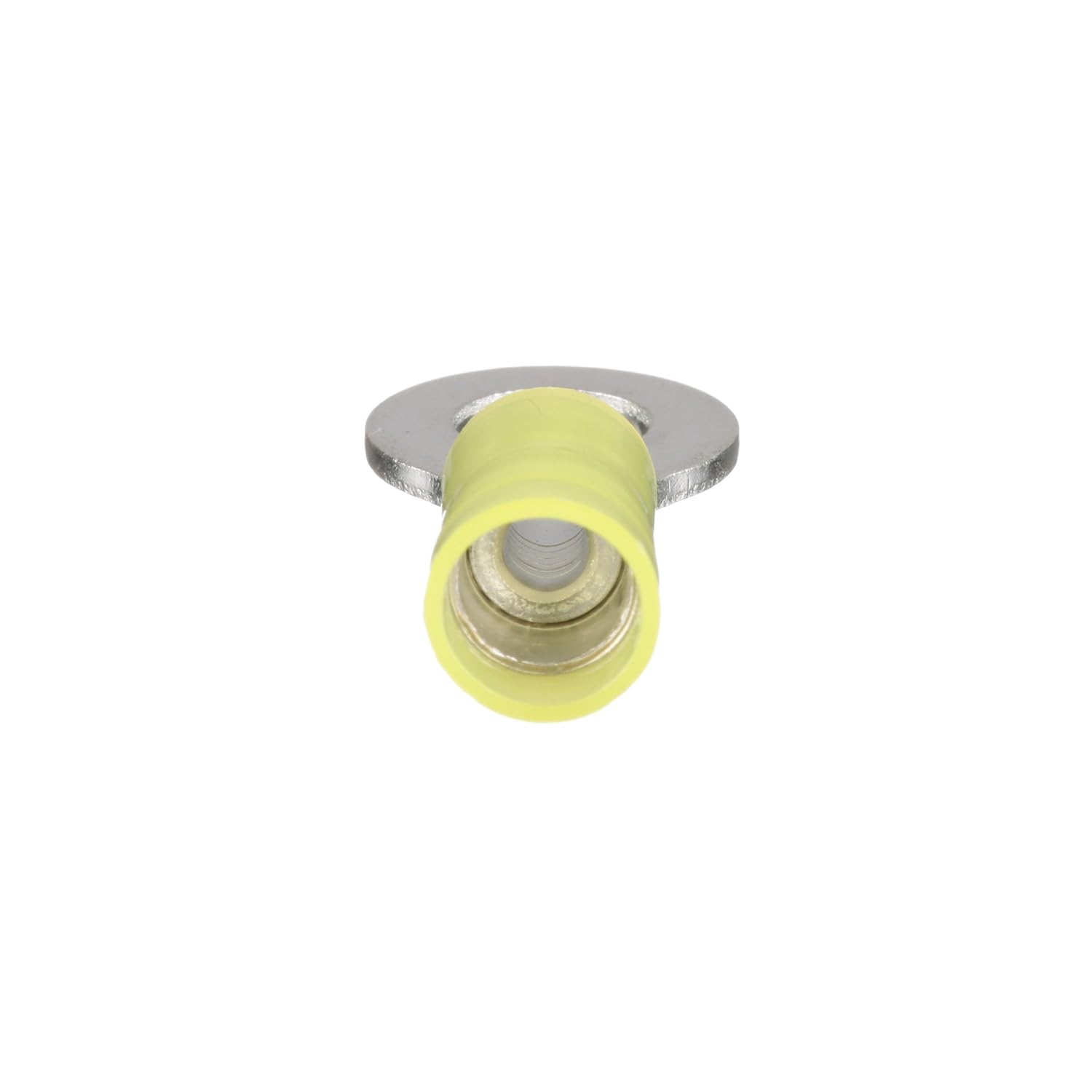 Panduit PN12-14HDR-L Ring Terminal, Heavy Duty, Nylon Insulated, 16 - 12 AWG, 1/4-Inch Stud Size, Yellow (50-Pack)
