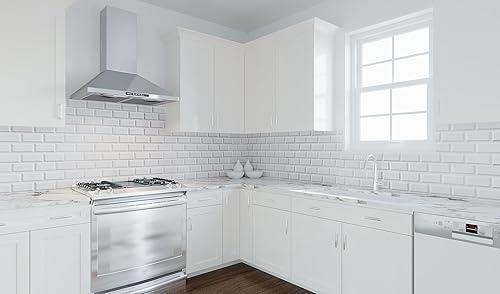 Miniatura 8 de Finecraft Decor 10 paneles de pared de PVC 3D (53 pies cuadrados) para decoración de interiores perfectos para salpicaduras de cocina, baños, salas