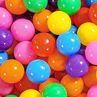 Vista 1 de STARBOLO Pelotas de juguete para niños, 100 y 170 unidades, de plástico, a prueba de aplastamiento, colores macarrones, bolas oceánicas para niños