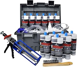 RadonSeal PRO Concrete Foundation Crack Repair Kit (60 ft) – The Professional Concrete Crack Injection Kit